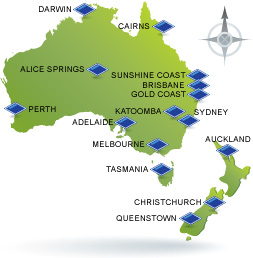 map of australia